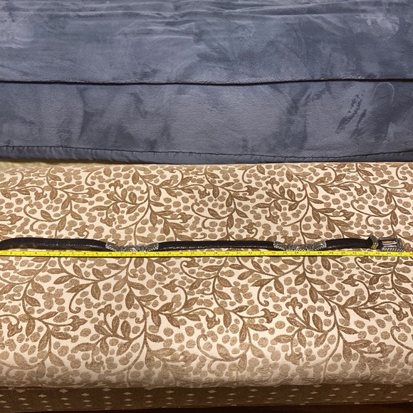 Brighton vintage black leather belt - Picture 3 of 5